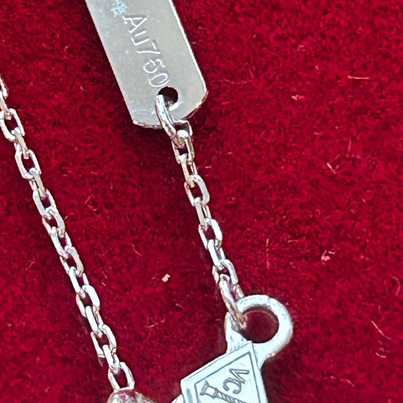 BRANDNEW 18 KARAT REAL GOLD PIETERSITE WHITE GOLD NECKLACE 15mm 16-18 INCHES!!! - Picture 8 of 8